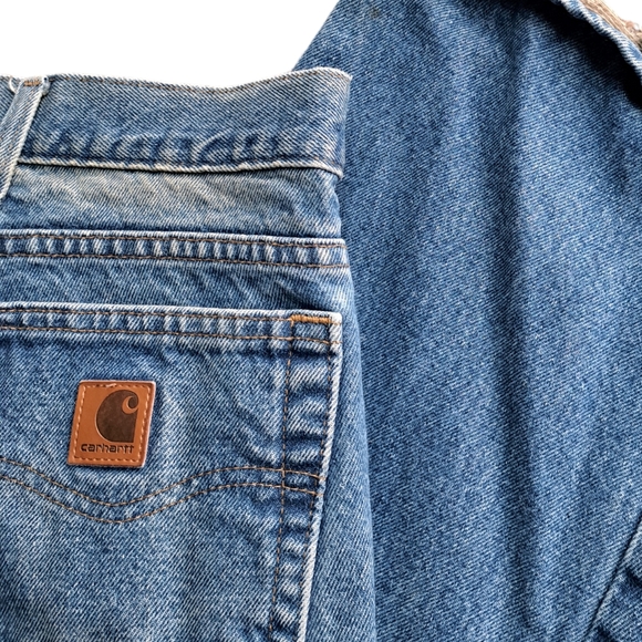 Carhartt Other - CARHARTT 48×30 MENS DENIM WORK BLUE JEANS